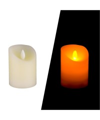 Ηλεκτρικό κερί που τρεμοπαίζει με περίβλημα κεριού, Φ7,5 x 10 cm